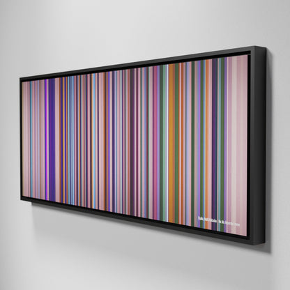 Side view of Framed Buff's of Thalia-Natti-Natasha-No-Me-Acuerdo Frome on the wall