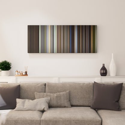 Living room interior with Sam-Smith-Too-Good-At-Goodbyes Frome on the wall