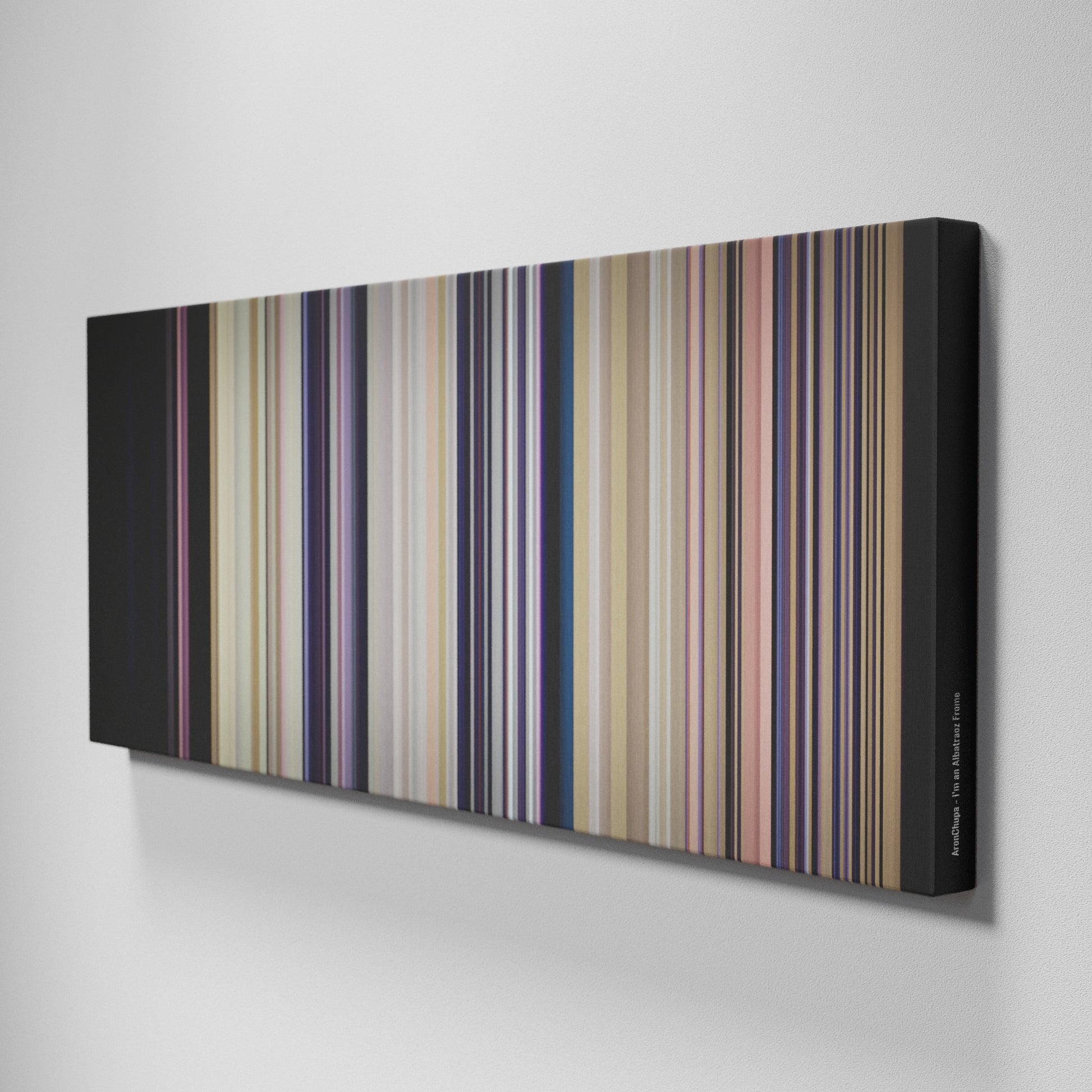 Side view of Buff's of AronChupa-Im-an-Albatraoz Frome on the wall