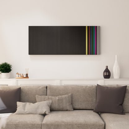 Living room interior with Arctic-Monkeys-Do-I-Wanna-Know Frome on the wall