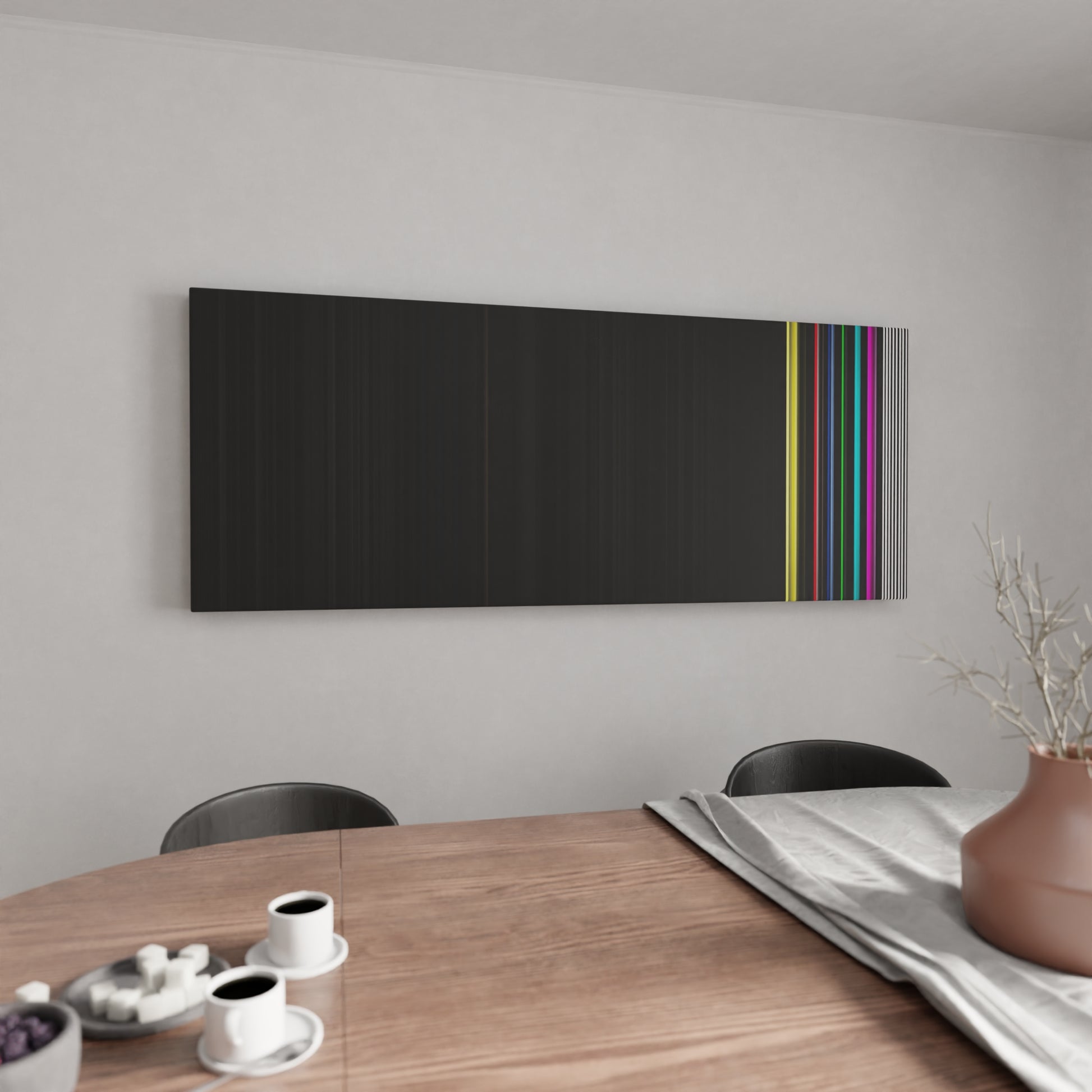 Kitchen with Arctic-Monkeys-Do-I-Wanna-Know Frome on the wall