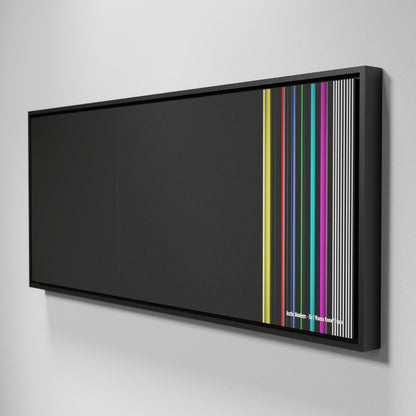 Side view of Framed Buff's of Arctic-Monkeys-Do-I-Wanna-Know Frome on the wall