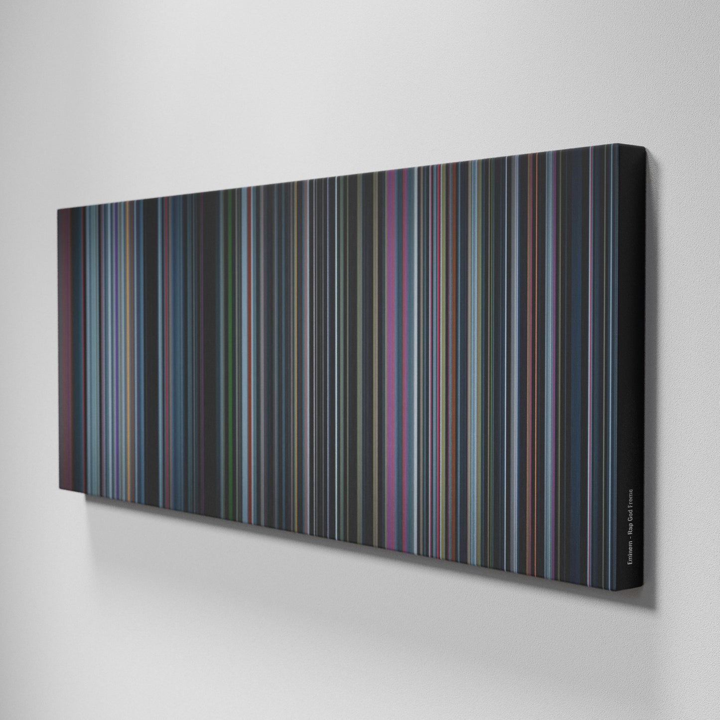 Side view of Buff's of Eminem-Rap-God Frome on the wall