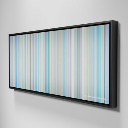 Side view of Framed Buff's of 6ix9ine-Bebe Frome on the wall