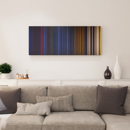 Living room interior with The-Weeknd-Cant-Feel-My-Face Frome on the wall