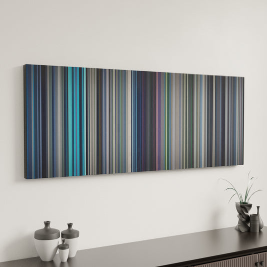 Minimal interior design with Alan-Walker-Alone Frome on the wall