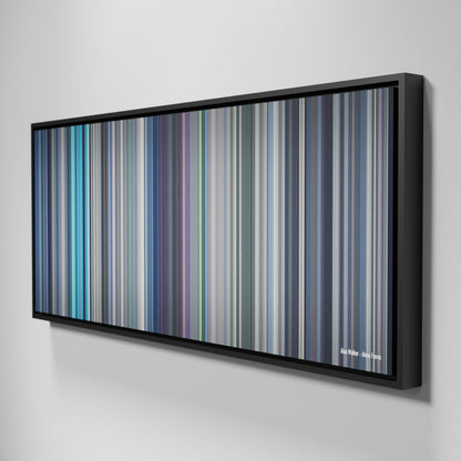 Side view of Framed Buff's of Alan-Walker-Alone Frome on the wall