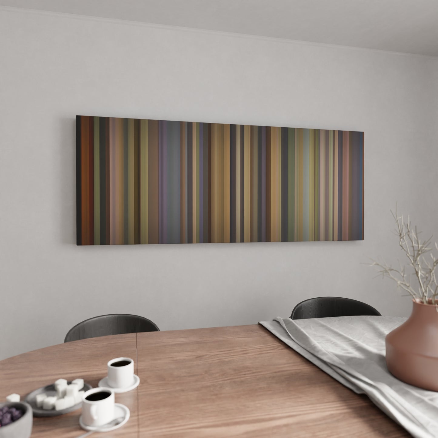 Kitchen with Ha-Ash-Lo-Aprendi-de-Ti Frome on the wall