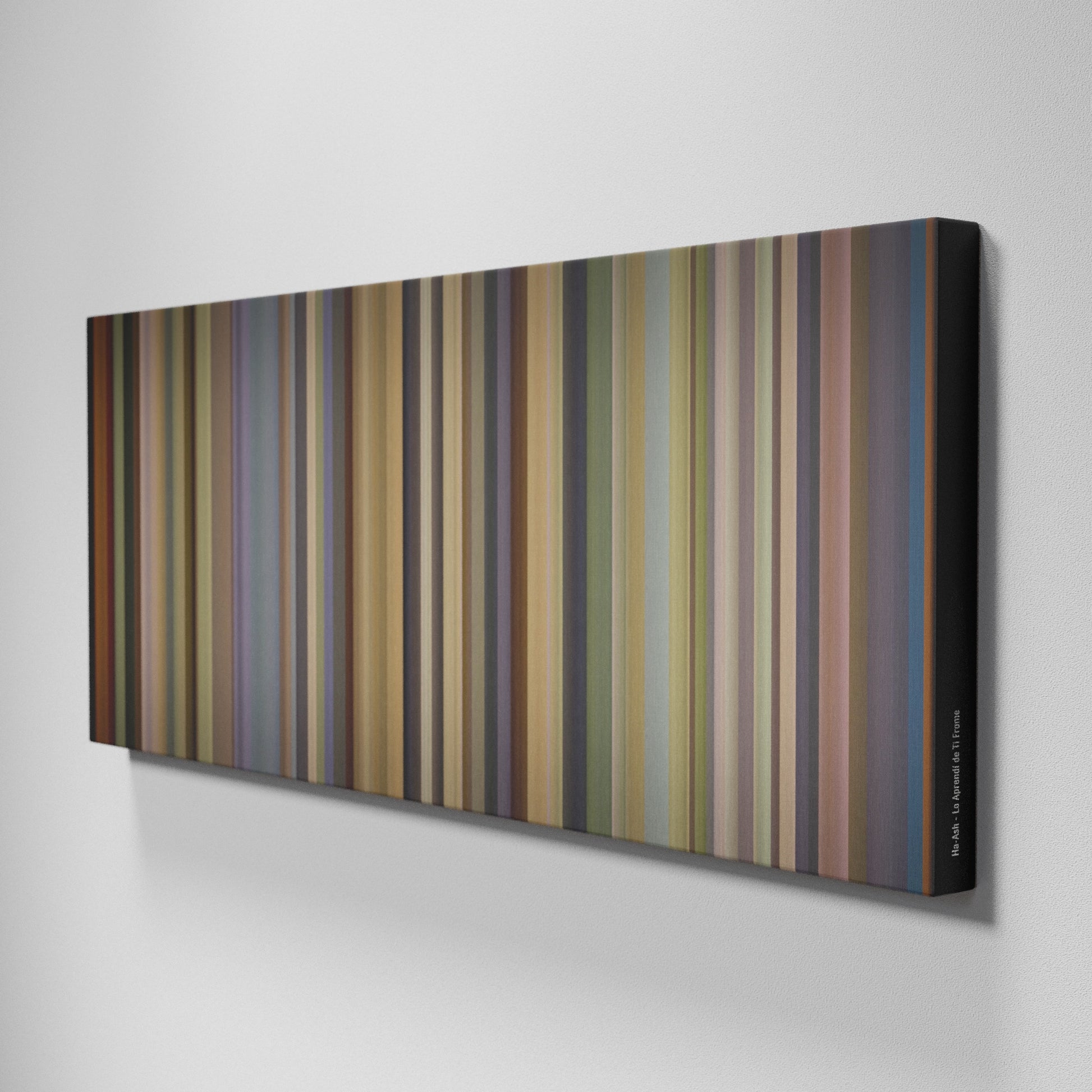 Side view of Buff's of Ha-Ash-Lo-Aprendi-de-Ti Frome on the wall