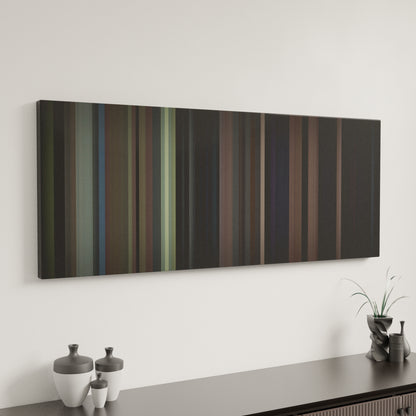 Minimal interior design with Christian-Nodal-Adios-Amor Frome on the wall