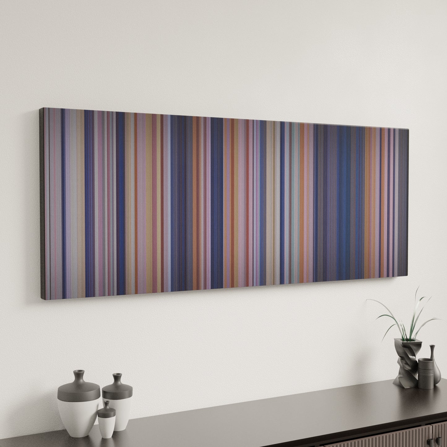 Minimal interior design with Rick-Astley-Never-Gonna-Give-You-Up Frome on the wall