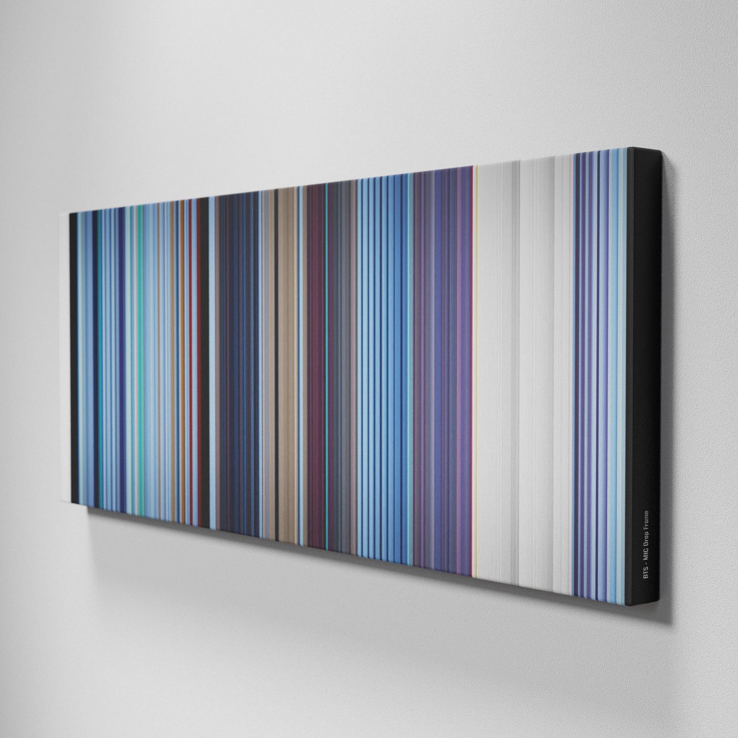 Side view of Buff's of BTS-MIC-Drop Frome on the wall