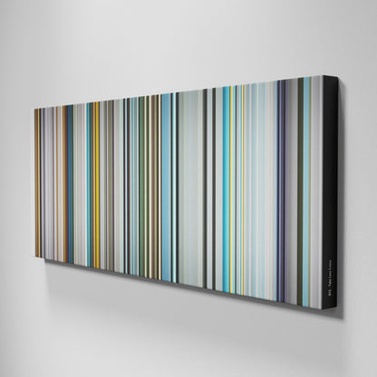 Side view of Buff's of BTS-Fake-Love Frome on the wall