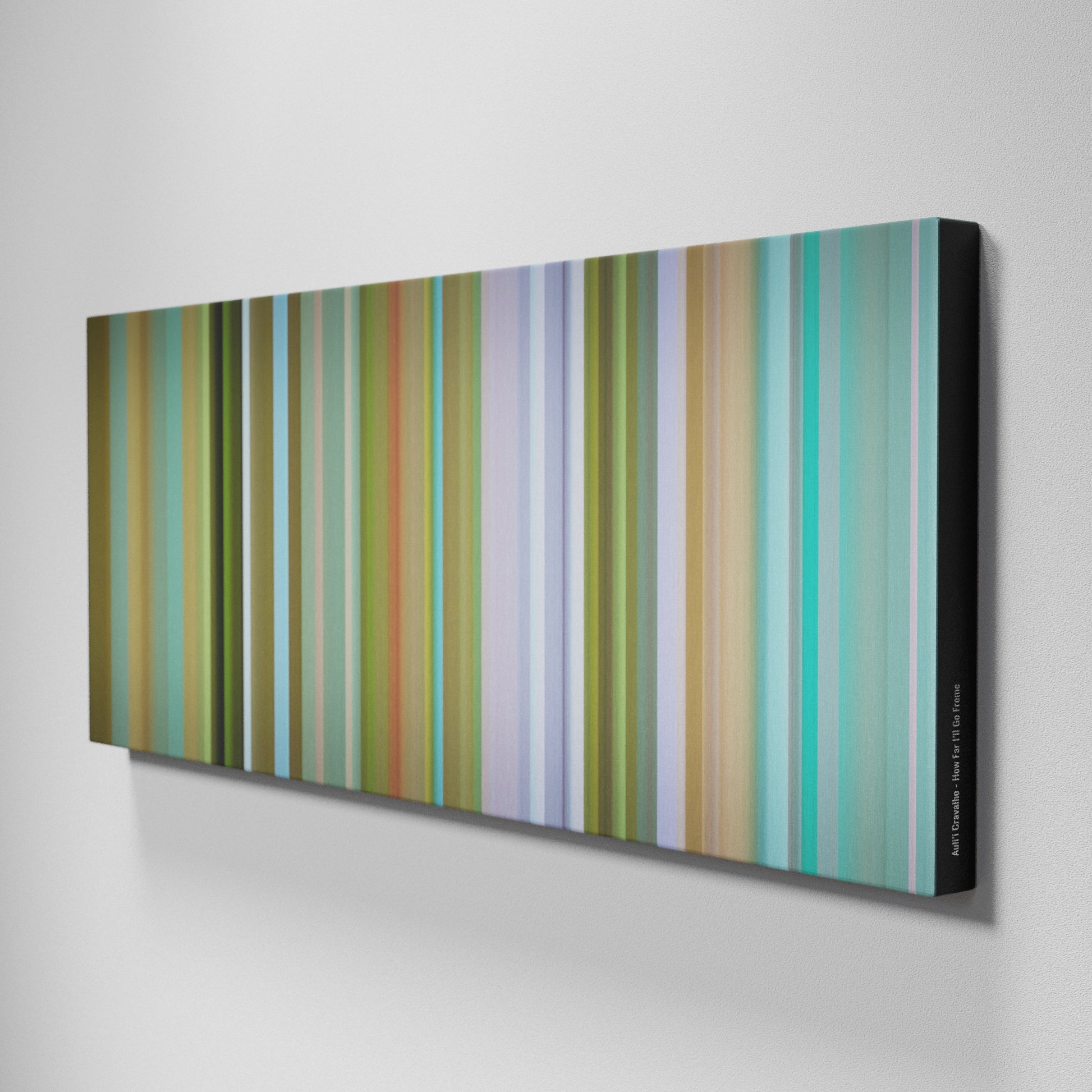 Side view of Buff's of Aulii-Cravalho-How-Far-Ill-Go Frome on the wall