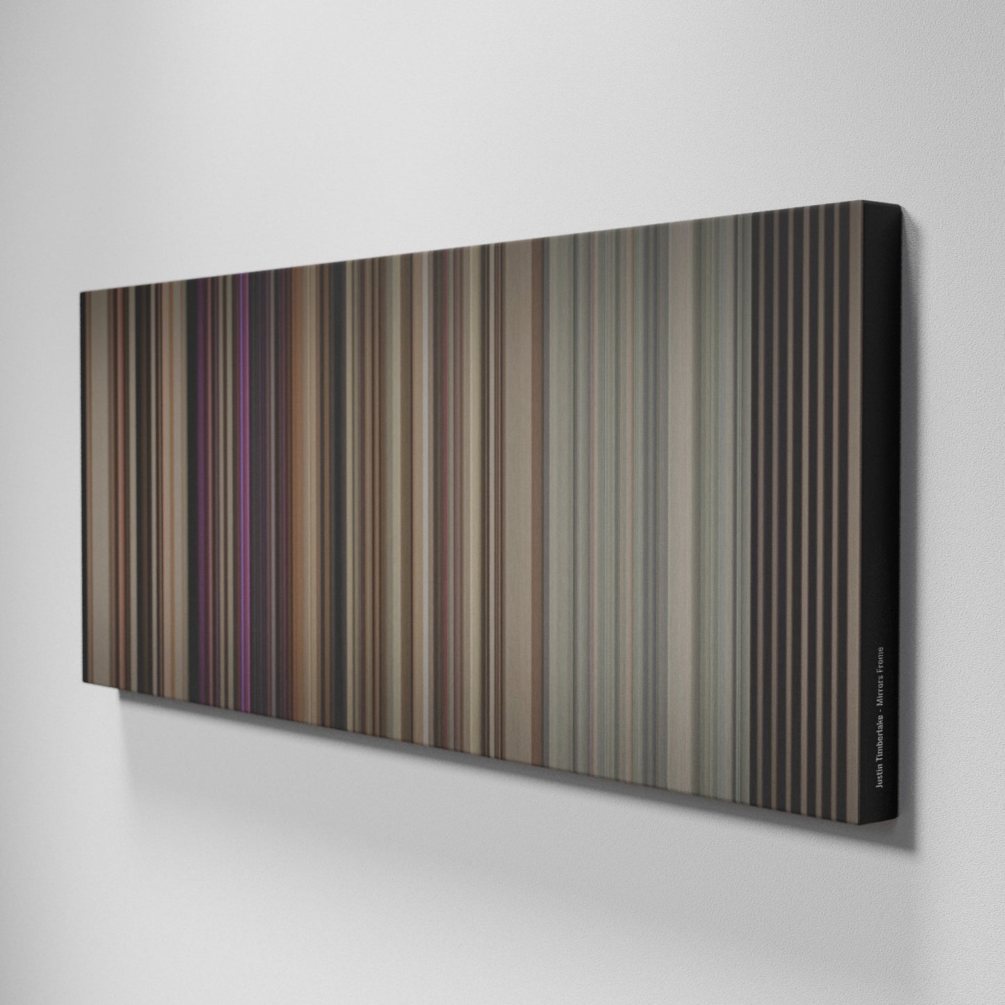 Side view of Buff's of Justin-Timberlake-Mirrors Frome on the wall