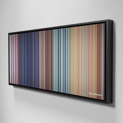 Side view of Framed Buff's of Katy-Perry-Wide-Awake Frome on the wall