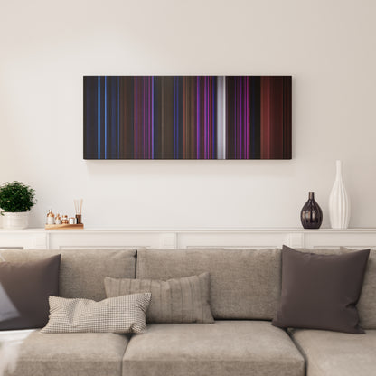 Living room interior with Imagine-Dragons-Demons Frome on the wall