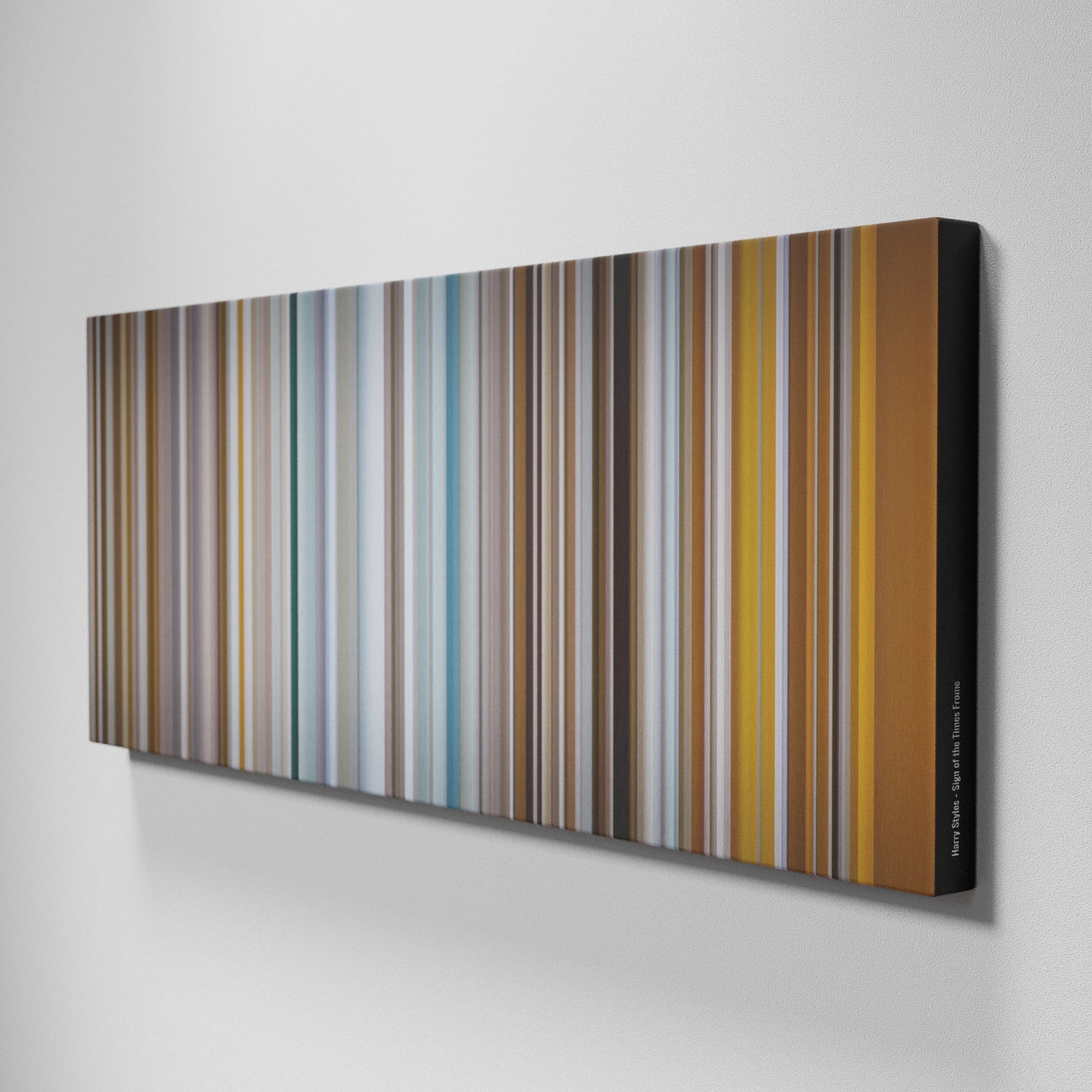 Side view of Buff's of Harry-Styles-Sign-of-the-Times Frome on the wall