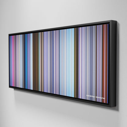 Side view of Framed Buff's of Red-Hot-Chili-Peppers-Californication Frome on the wall