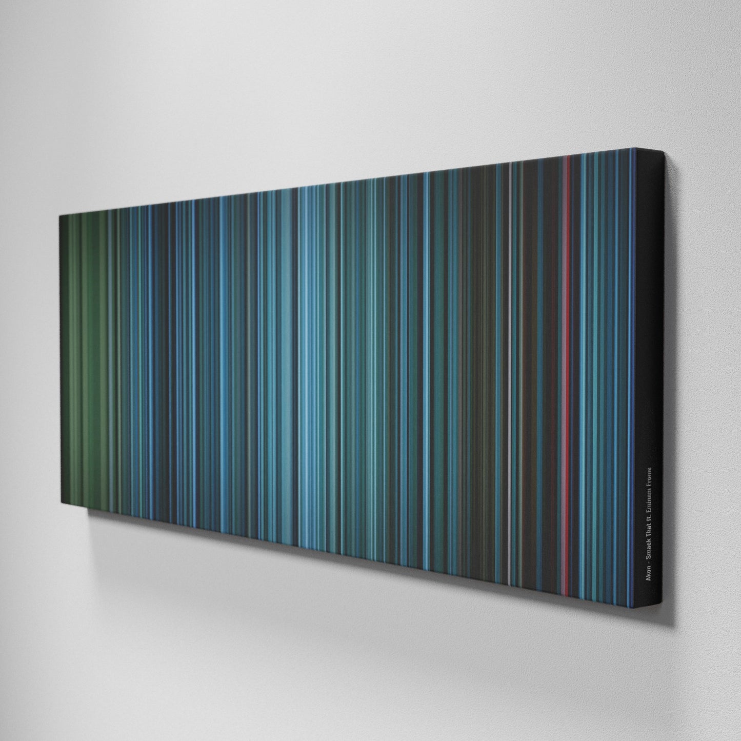 Side view of Buff's of Akon-Smack-That Frome on the wall