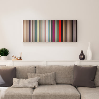 Living room interior with BTS-Blood-Sweat--Tears Frome on the wall