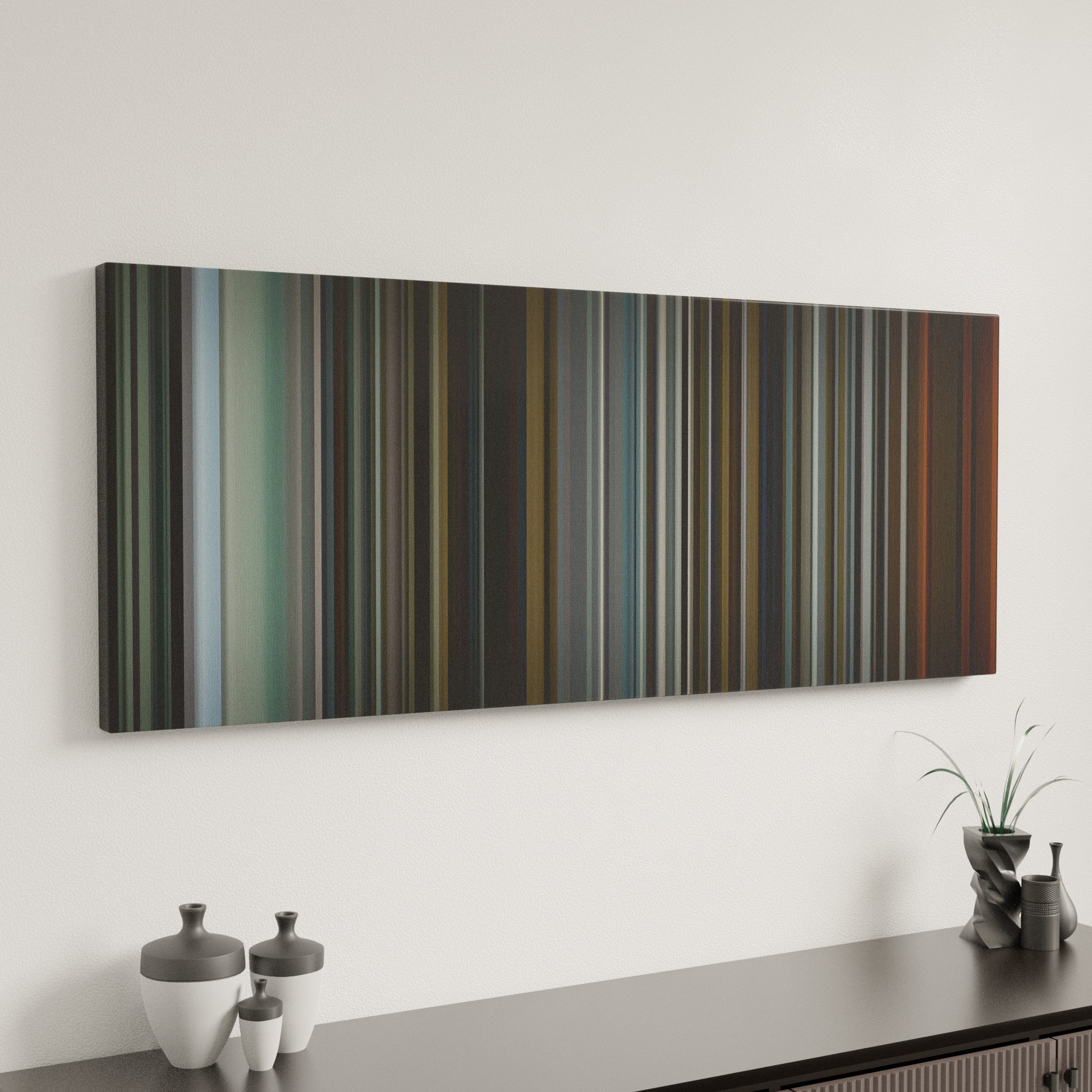 Minimal interior design with Hoobastank-The-Reason Frome on the wall