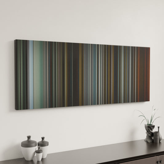 Minimal interior design with Hoobastank-The-Reason Frome on the wall