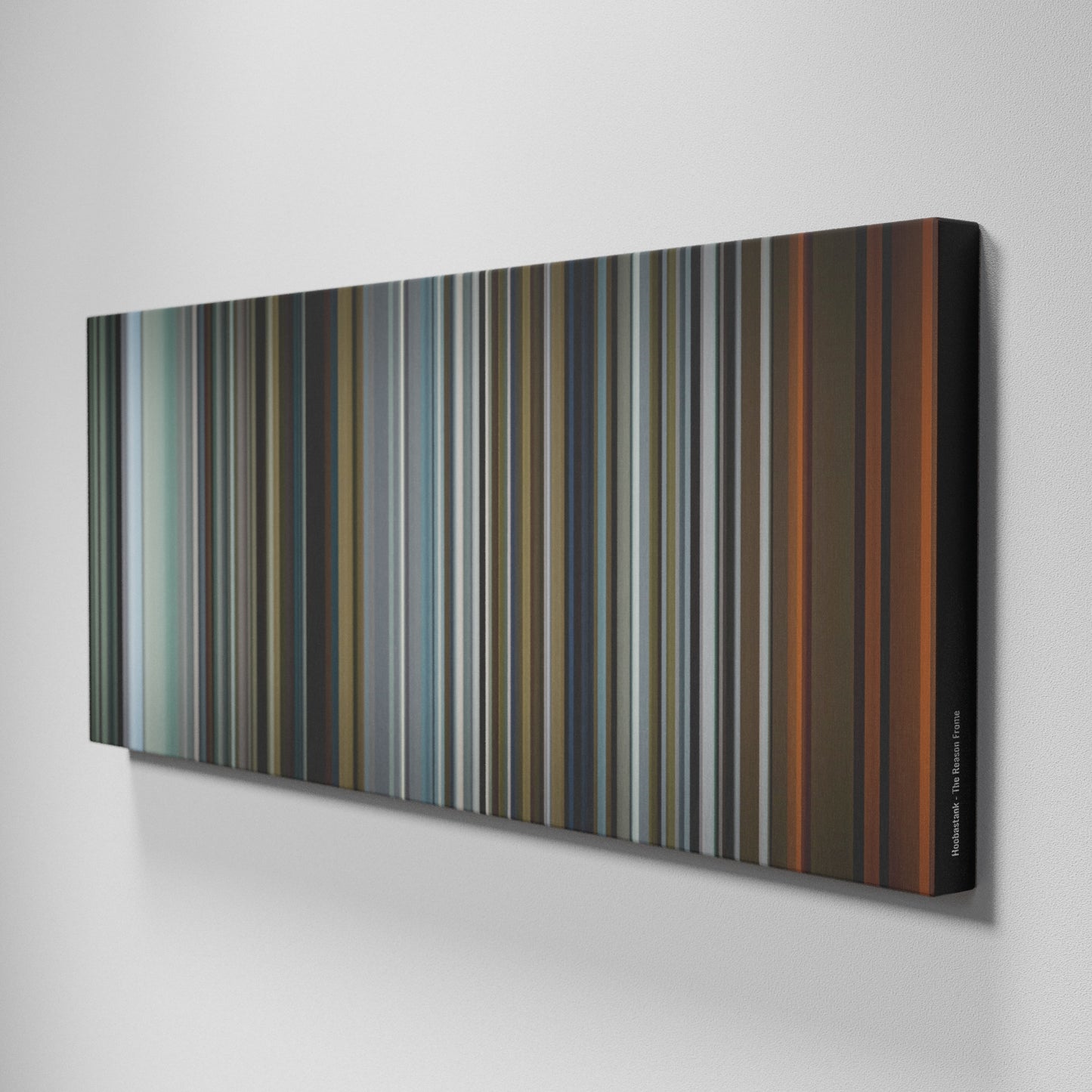 Side view of Buff's of Hoobastank-The-Reason Frome on the wall