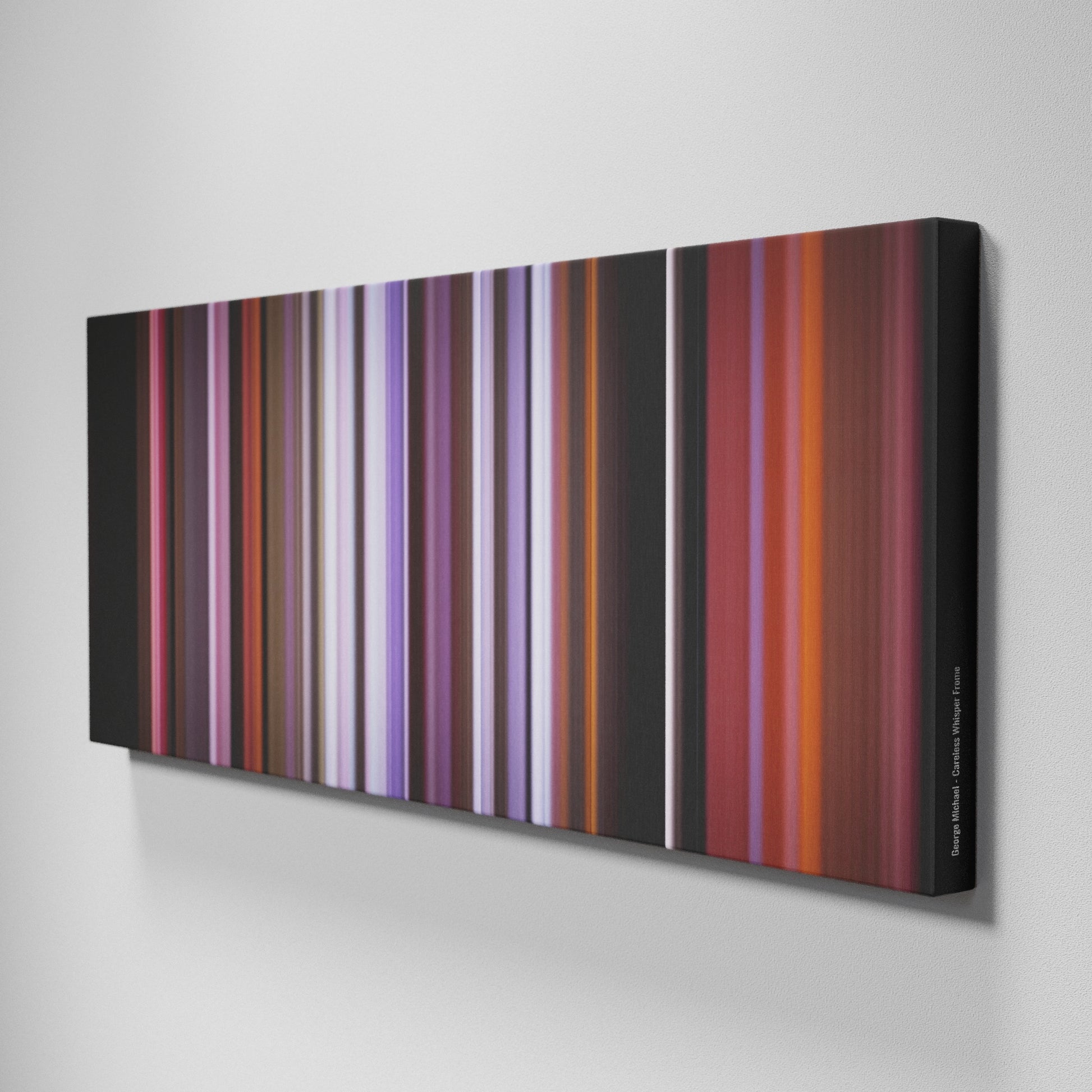 Side view of Buff's of George-Michael-Careless-Whisper Frome on the wall