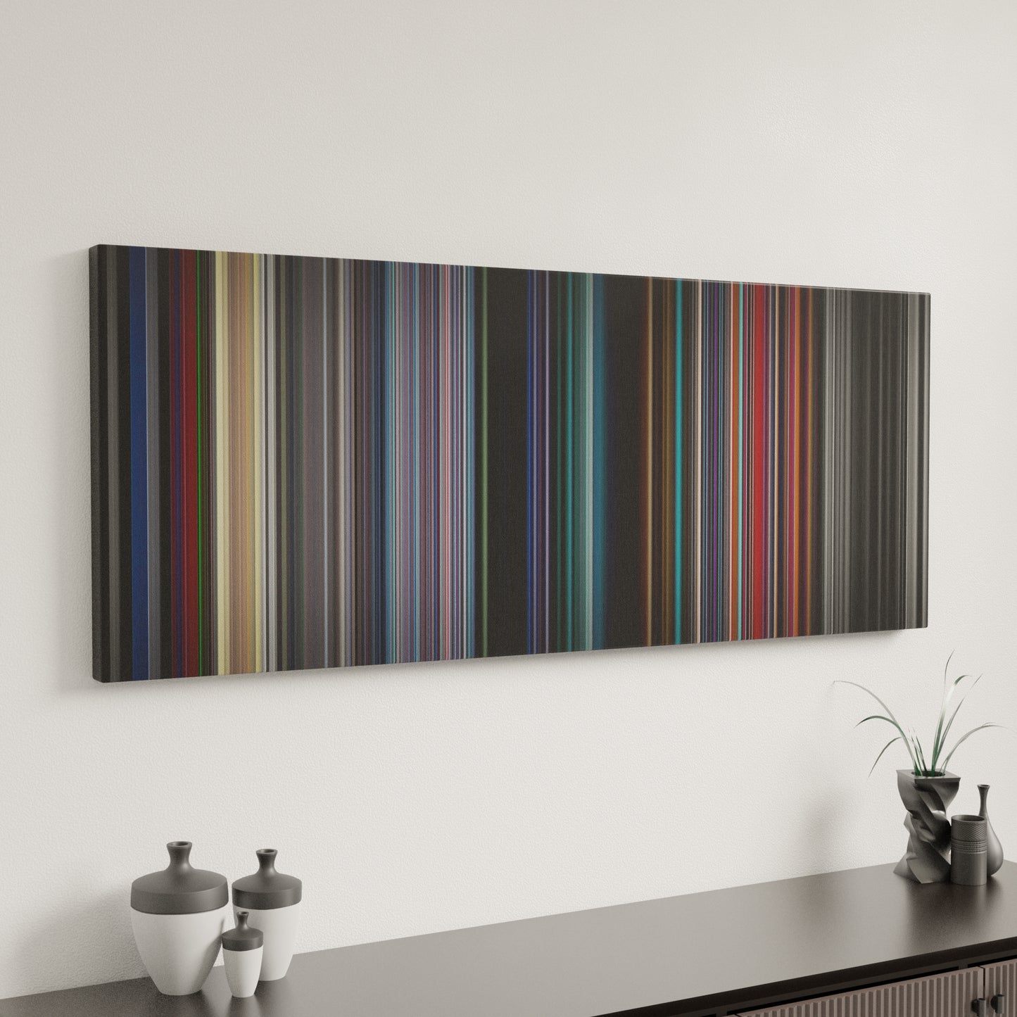 Minimal interior design with Swedish-House-Mafia-Dont-You-Worry-Child Frome on the wall