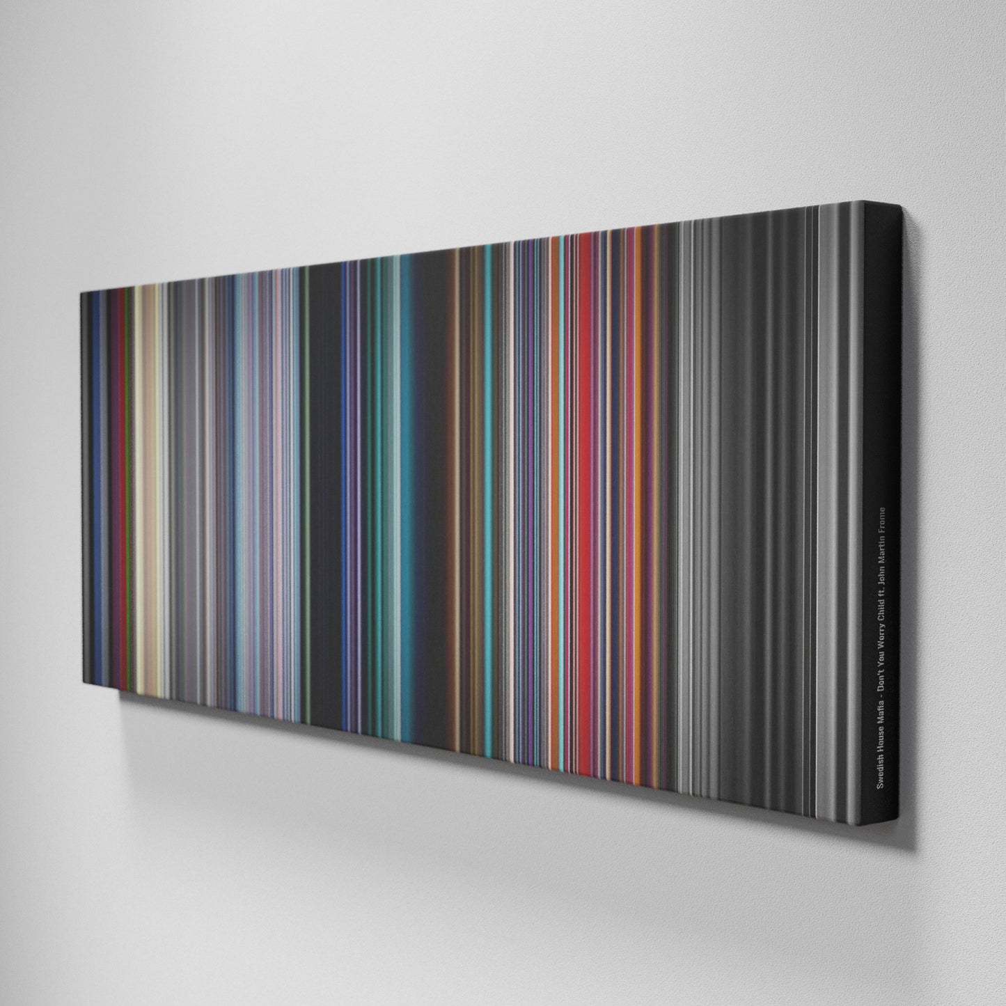 Side view of Buff's of Swedish-House-Mafia-Dont-You-Worry-Child Frome on the wall