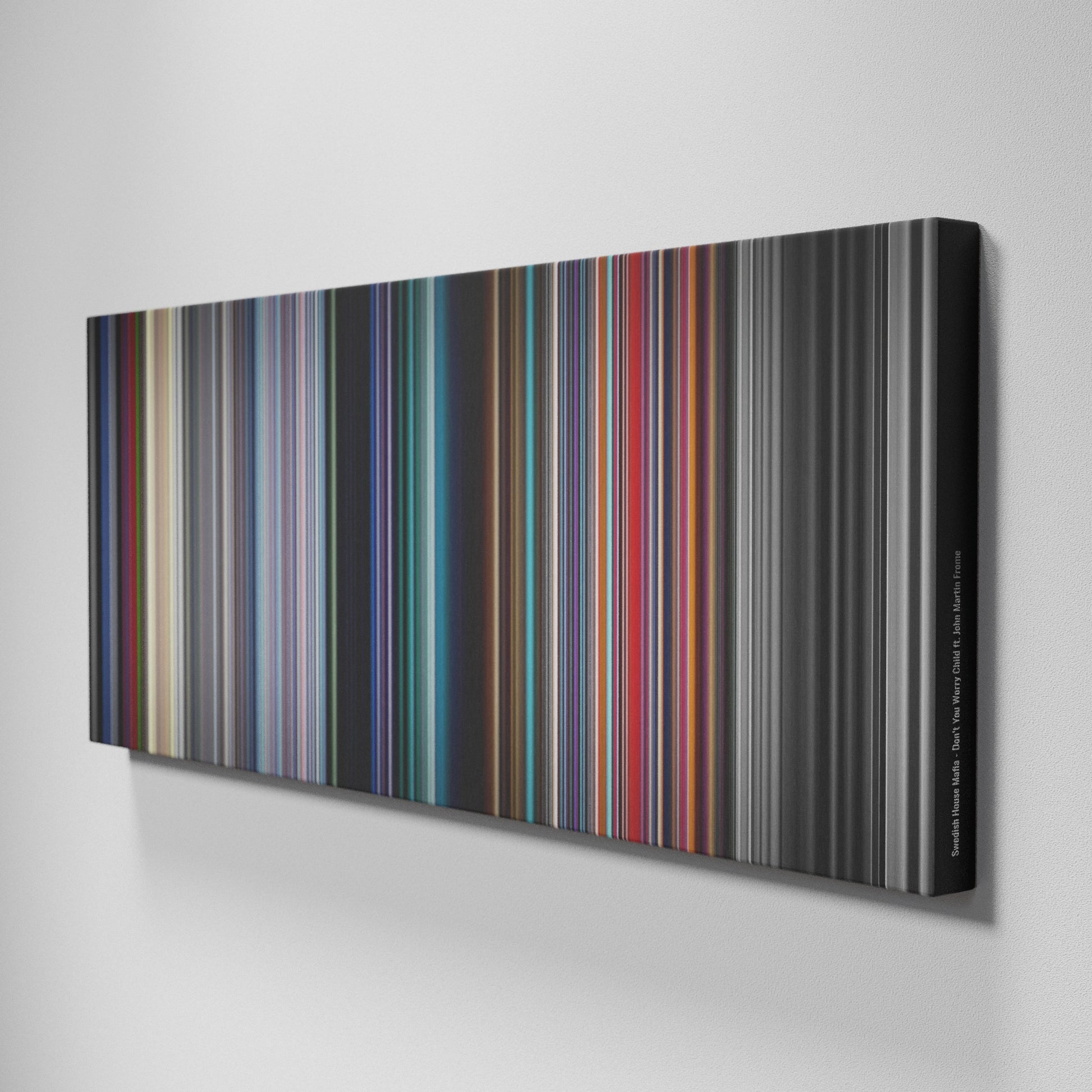 Side view of Buff's of Swedish-House-Mafia-Dont-You-Worry-Child Frome on the wall