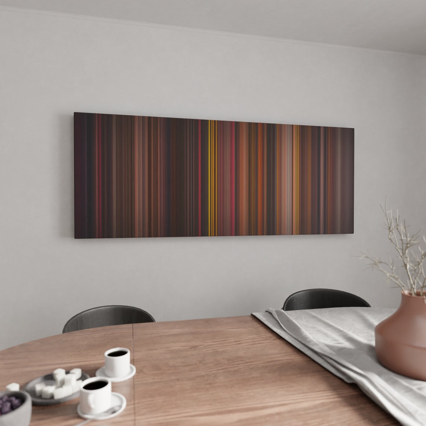 Kitchen with ACDC-Back-In-Black Frome on the wall