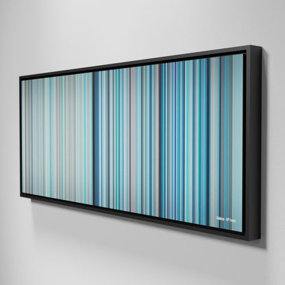 Side view of Framed Buff's of Maluma-HP Frome on the wall