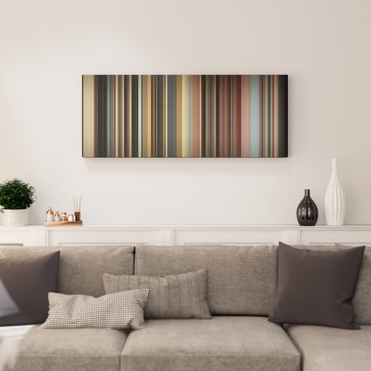 Living room interior with Michael-Jackson-Beat-It Frome on the wall