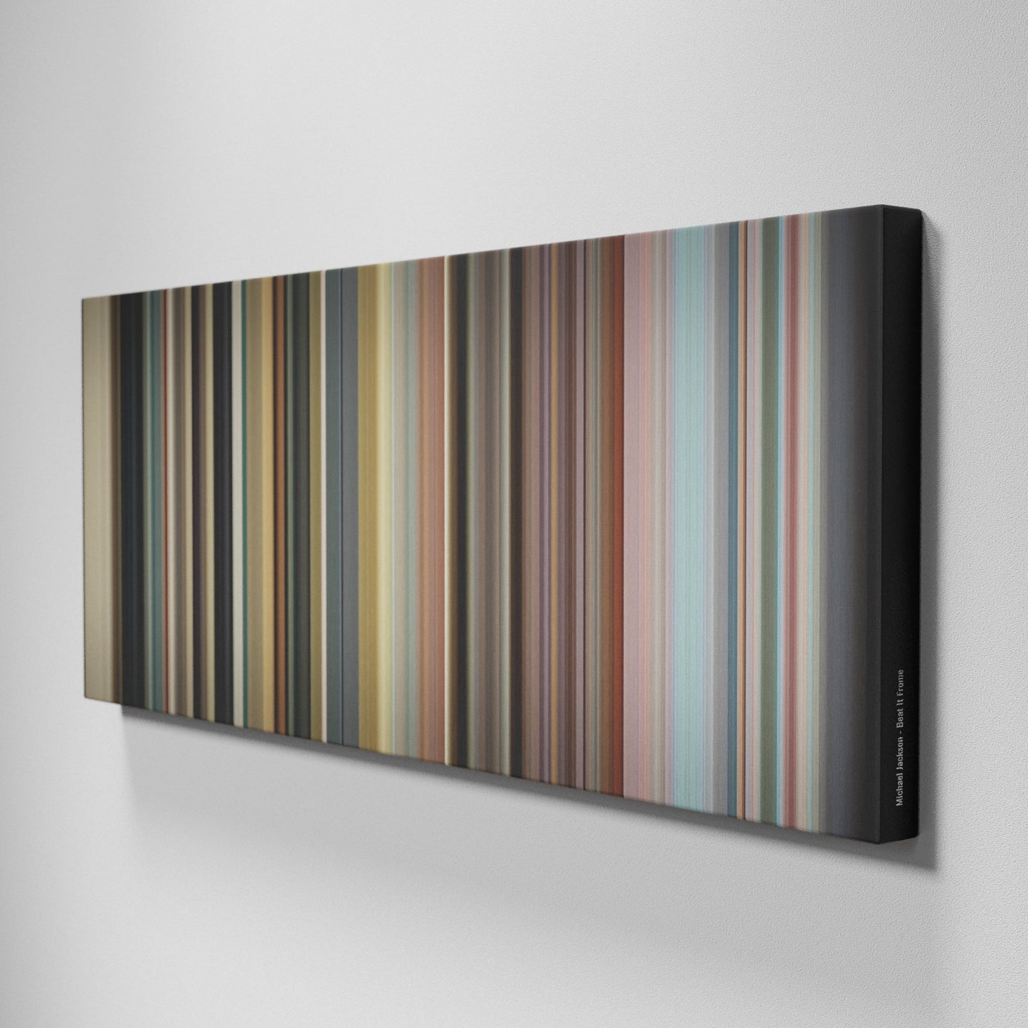 Side view of Buff's of Michael-Jackson-Beat-It Frome on the wall