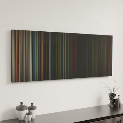 Minimal interior design with Maroon-5-Animals Frome on the wall