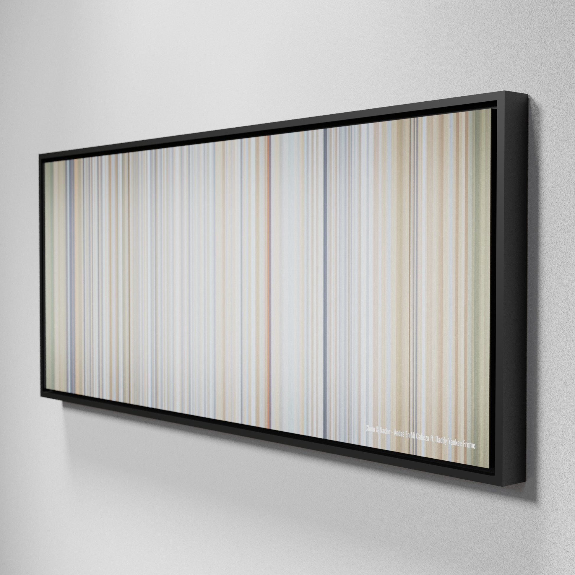 Side view of Framed Buff's of Chino--Nacho-Andas-En-Mi-Cabeza Frome on the wall