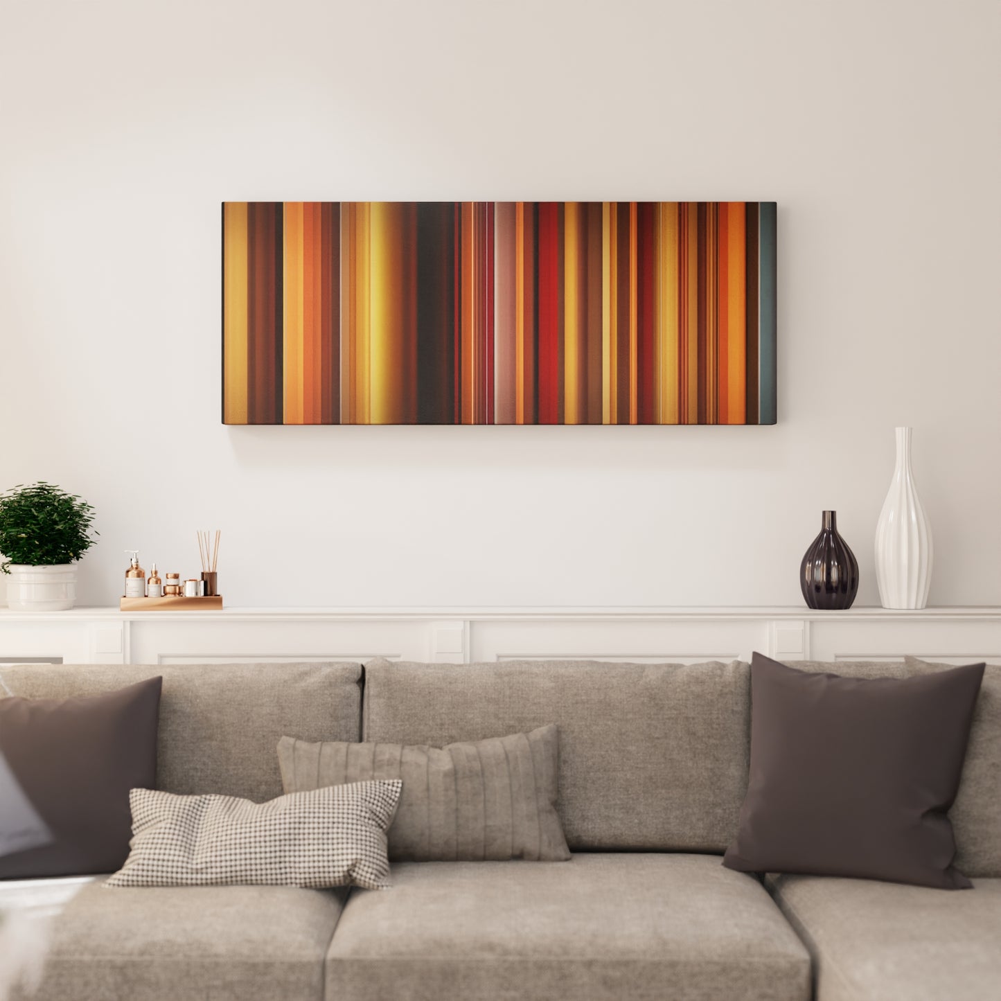 Living room interior with Juice-WRLD-Lucid-Dreams Frome on the wall