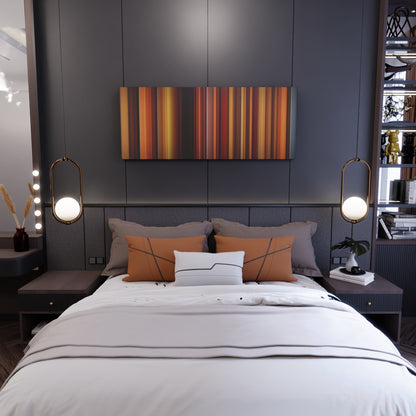 Bedroom interior with Juice-WRLD-Lucid-Dreams Frome on the wall