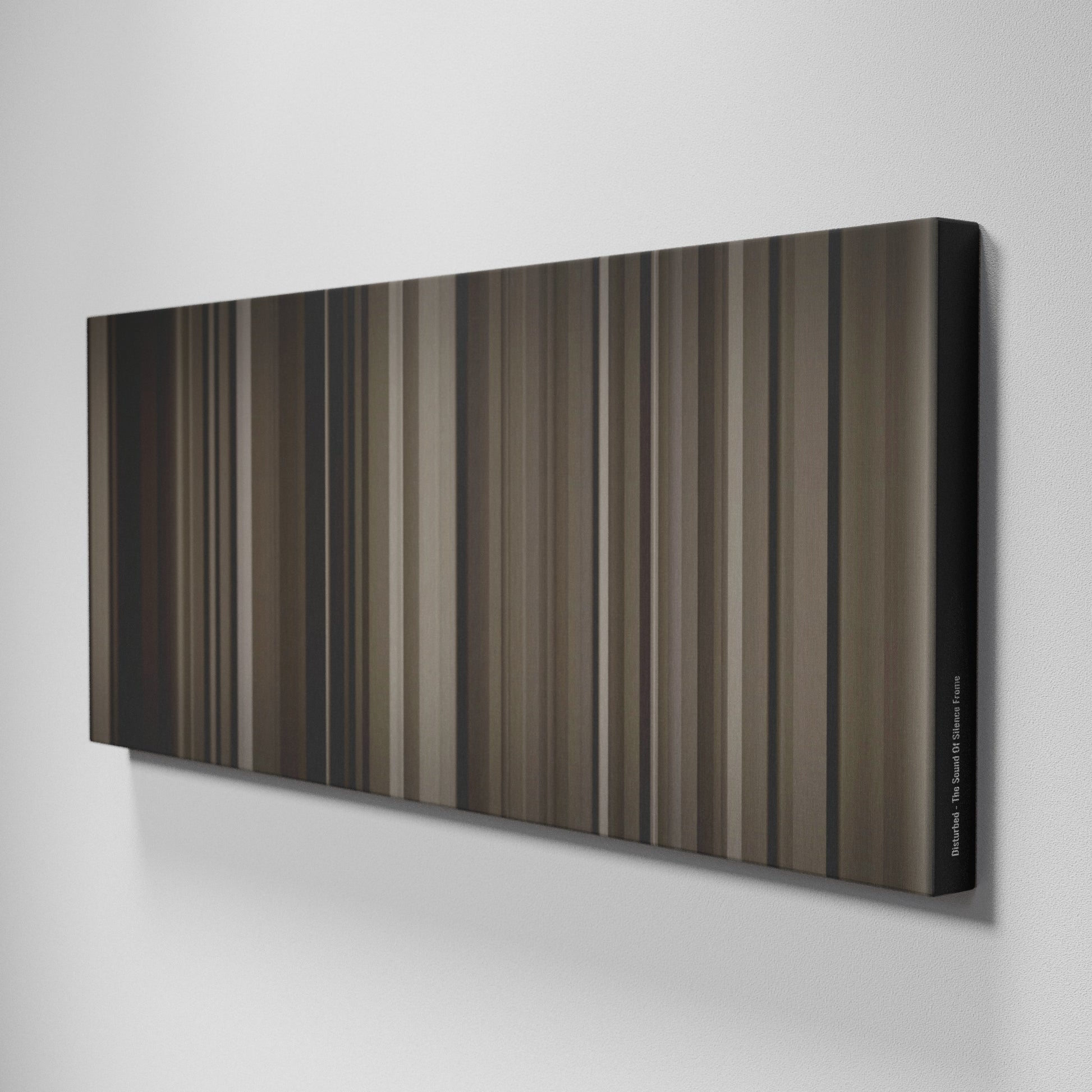 Side view of Buff's of Disturbed-The-Sound-Of-Silence Frome on the wall