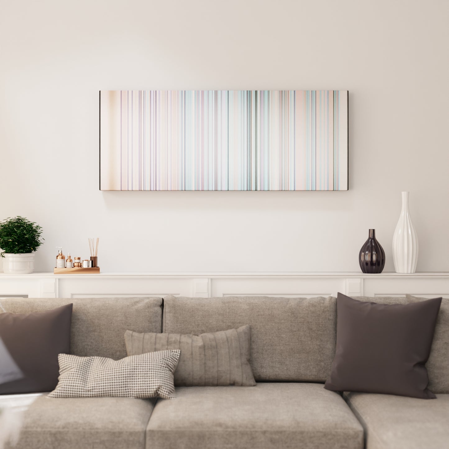 Living room interior with Jessie-J-Price-Tag Frome on the wall