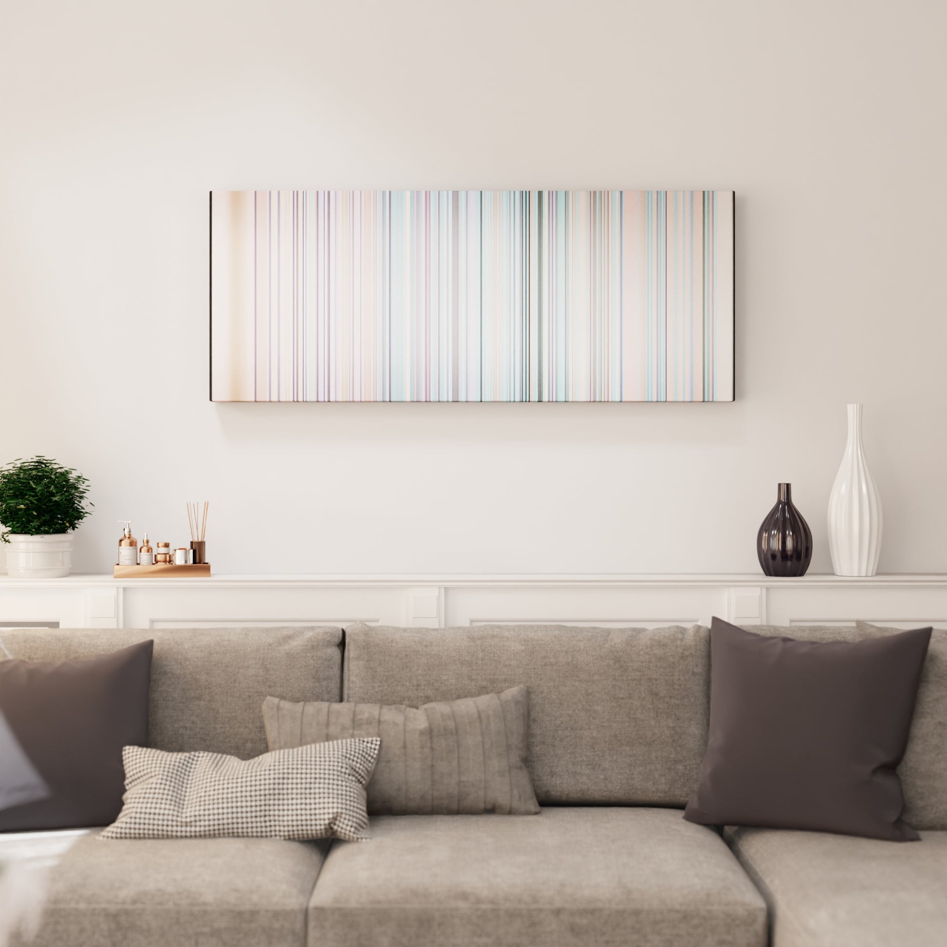 Living room interior with Jessie-J-Price-Tag Frome on the wall