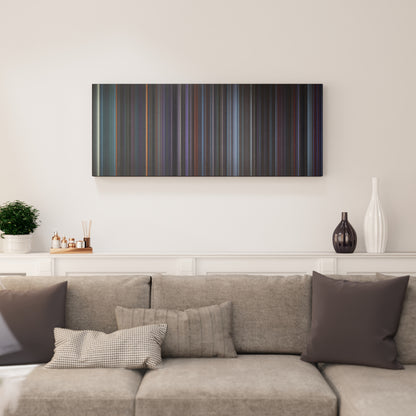 Living room interior with Becky-G-Paulo-Londra-Cuando-Te-Bese Frome on the wall