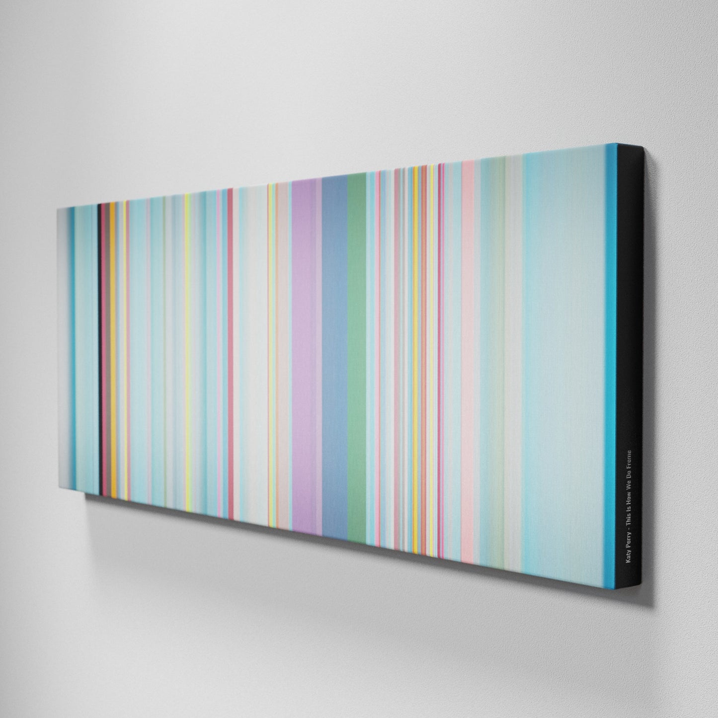 Side view of Buff's of Katy-Perry-This-Is-How-We-Do Frome on the wall