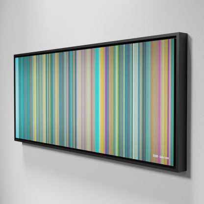 Side view of Framed Buff's of 6IX9INE-Gooba Frome on the wall