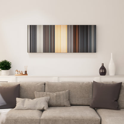 Living room interior with Rihanna-Umbrella Frome on the wall