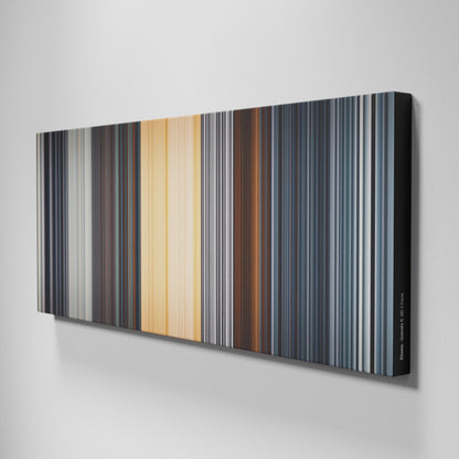 Side view of Buff's of Rihanna-Umbrella Frome on the wall