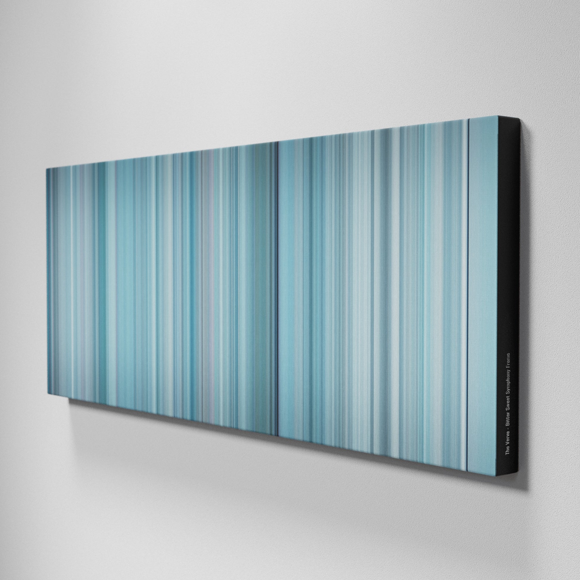 Side view of Buff's of The-Verve-Bitter-Sweet-Symphony Frome on the wall