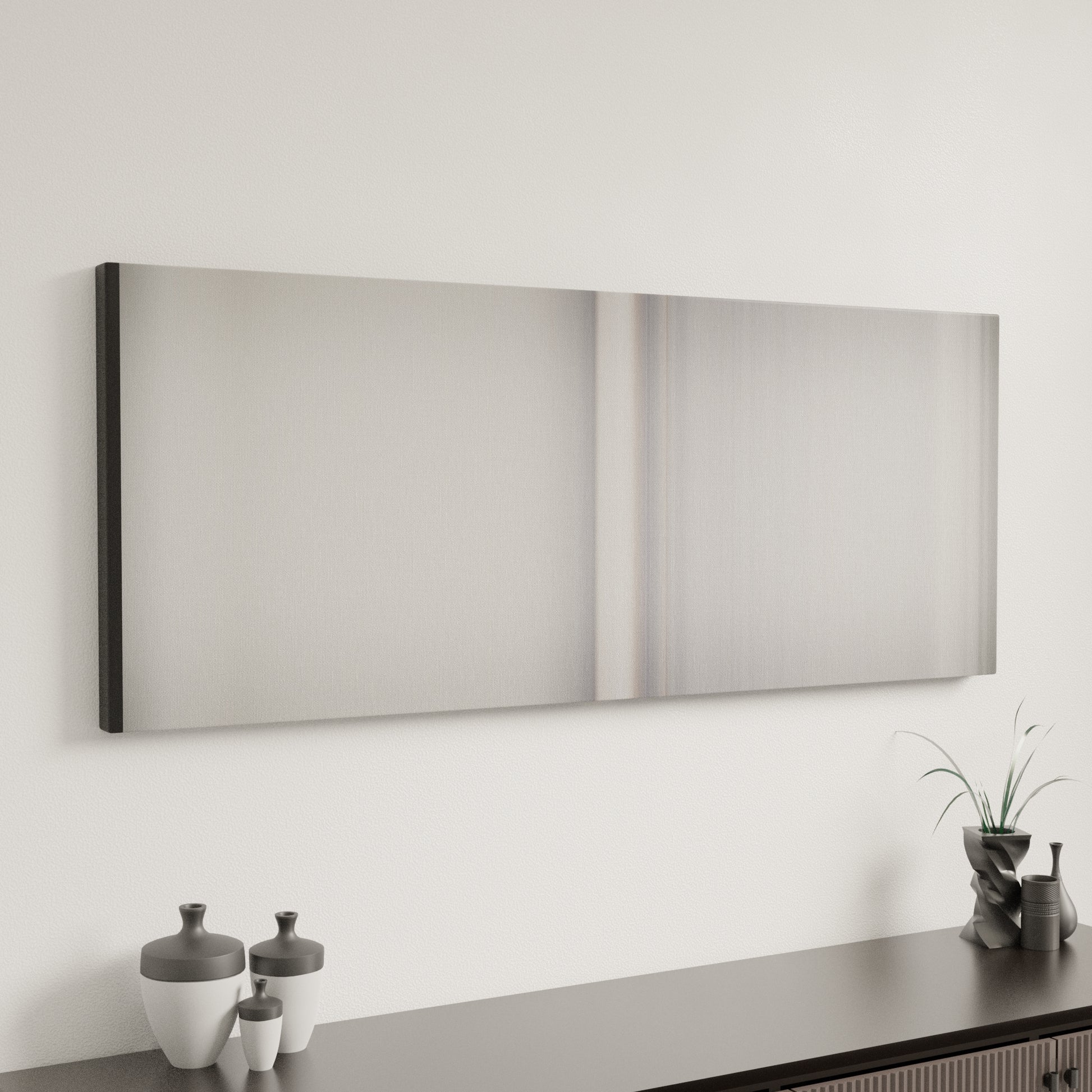 Minimal interior design with Billie-Eilish-When-the-partys-over Frome on the wall